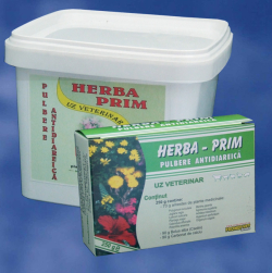 Antidiareice, tonice digestive - Herba-prim -  pulbere antidiareică